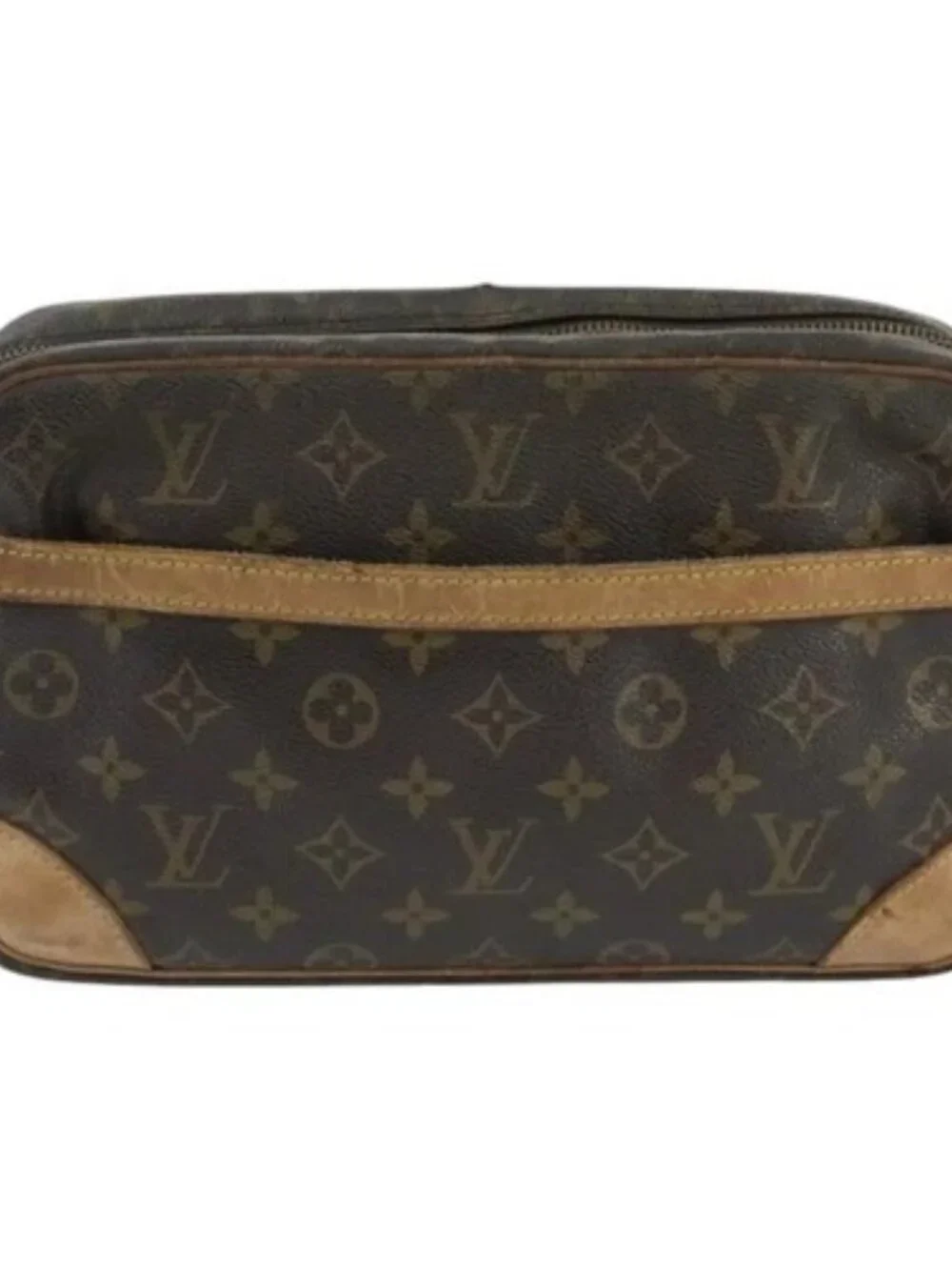 LOUIS VUITTON Monogram Compiegne 28 Clutch Bag M51845 LV Auth 97857